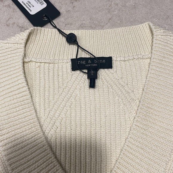 NWT RAG & BONE V-NECK SWEATER VEST - Picture 4 of 6